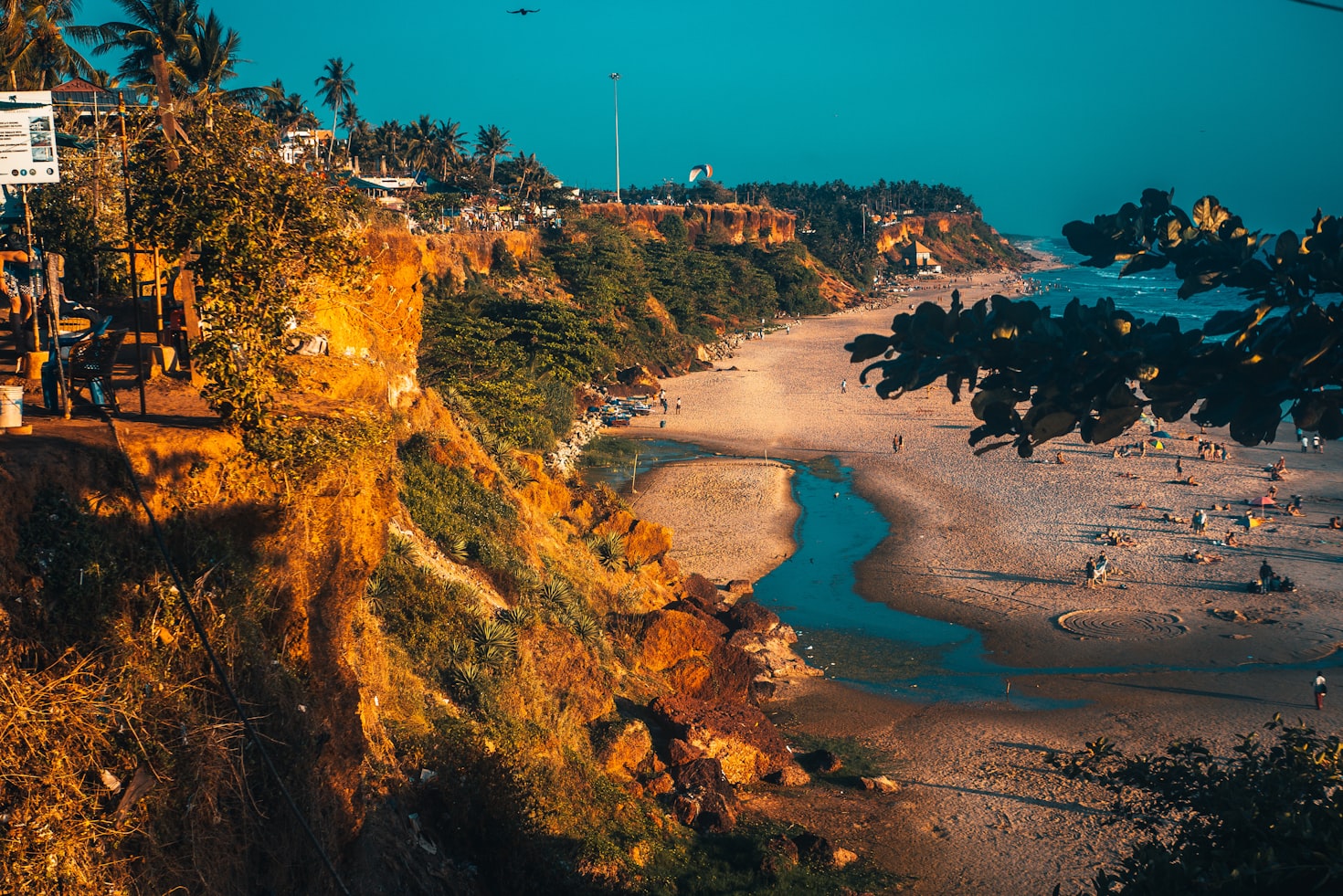 Varkala Cliff Beach